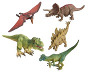 SADA dinosaurov T-REX Dinosaury Veľké FIGÚRKY x 5