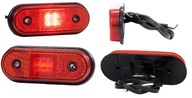 Lampa obrysowa czerwona led 12V 24V tył tylna bus naczepa przyczepa FT20