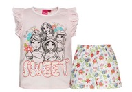 PRINCESS DISNEY PYŽAMOVÝ SET TSHIRT ŠORTKY 98