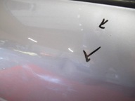 PEUGEOT 307 01- door right front front silver EZAC