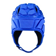 Kask do rugby Premium Sportowy nakrycie głowy Nakrycie głowy Oddychająca czapka Scrum Niebieski M