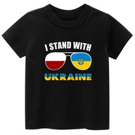 KOSZULKA T-SHIRT UKRAINA I STAND WITH UKRAINE XXL