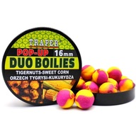 Kulki Proteinowe Traper Pop-Up Duo Boilies Orzech Tygrysi Kukurydza 16mm 40