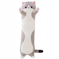 Plyšový vankúšik dlhý maskot mačiatko pre mačky 110 cm