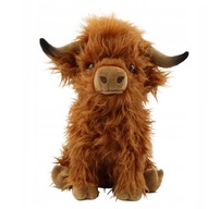 Scottish Cow, Stuffed Animal, Bull Doll Brown COW