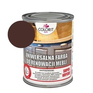 COLORIT Uniwersalna farba do renowacji mebli Ciemny Brąz 750 ml