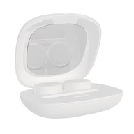Ultrazvukový čistič kontaktných šošoviek, malý prenosný dobíjateľný biely japonský