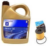 Filtr oleju + OLEJ GM 5w30 dexos2 OPEL Astra 3 H 1.7cdti