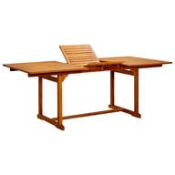 Záhradný jedálenský stôl (150-200)x100x75 cm akáciové drevo