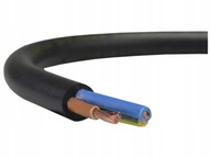 Przewód kabel warsztatowy OWY 3x2,5mm2 H05VV-F linka czarny ELEKTROKABEL