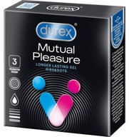 Prezerwatywy Durex z wypustkami opóźniające wytrysk Pleasure Measure 3 szt