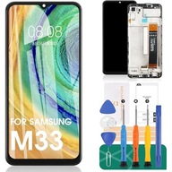 SAMSUNG GALAXY M33 5G M336 WYŚWIETLACZ LCD DOTYK RAMKA + NARZĘDZIA