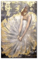 Obraz-Dekorácia Nástenná Gobi Obraz Olejomaľba Ručne Maľovaná baletka