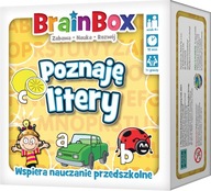BrainBox PRZEDSZKOLE Litery Brain Box planszowa gra dla dzieci pamięć