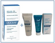 Ducray Kelual DS, szampon na ciężkie stany łupieżowe, 100 ml + GRATISY