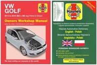 VW Golf 7 (2013-2016) VII instrukcja napraw Haynes +GRATIS 24h