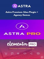 Zástrčka Astra Pro + Elementor Pro + Viac ako 200 Demo + Astra Premium Sites