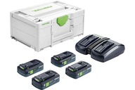 Energetická sada SYS 18V 4x4,0/TCL 6 DUO FESTOOL 577104