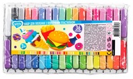 Sada s ľahkou plastelínou 36 farieb pre deti