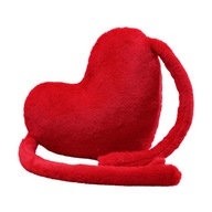 Vankúš lásky v tvare srdca Romantický dekoratívny vankúš na vankúšik červený
