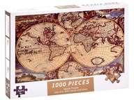 Puzzle Starožitná stará mapa sveta 1000 dielikov ZA3963.