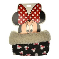 Zimowy szalik typu komin dla dziewczynki licencja Disney Myszka Minnie
