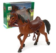 Kôň so sedlom a postrojom 20cm v krabici