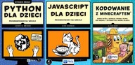 Python dla dzieci + JavaScript dla dzieci + Kodowanie z Minecraftem.