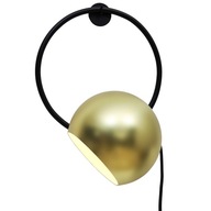 Elegancki Kinkiet Lampa GoodHome Toroba 1-punktowy E27 Złoty