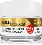 Delia Cosmetics Gold & Collagen 55+ krém proti vráskam s lift efektom