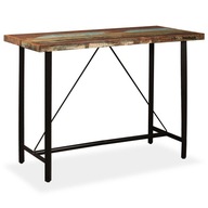 Barový stôl z masívneho recyklovaného dreva 150x70x107 cm
