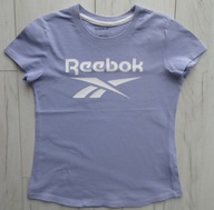 Koszulka krótki rękaw Reebok 164 liliowa jak nowa