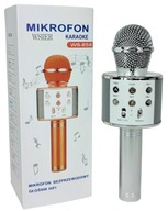 Mikrofon Zabawkowy Jywk369 - 2 Srebrny