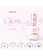 NAILAC Kaučuková báza Glow Base Pink 7ml
