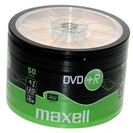 PŁYTY DVD+R 4,7 GB 16X MAXELL SP50 50 SZTUK JAKOŚĆ