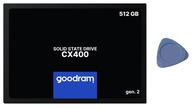 Dysk SSD CX400 512GB SATA3 550/490 MB/s GOODRAM WILK POLSKA SUPER SZYBKI