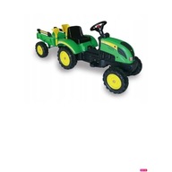 Traktor Branson s prívesom Zelené pedále 135 cm