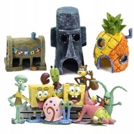Umelé dekorácie pre AKVÁRIUM -Dom SpongeBob's