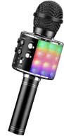 ShinePick Mikrofon bezprzewodowy Bluetooth Głośnik Led Karaoke