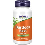 NOW Burdock Root 430mg 100caps TRAWIENIE METABOLIZM