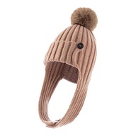 Miękka, ciepła czapka typu beanie dla niemowląt Czapka i szalik dla niemowląt unisex dla niemowląt do kawy