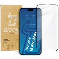 Szkło z ramką hartowane Bizon do iPhone 15 Pro Max