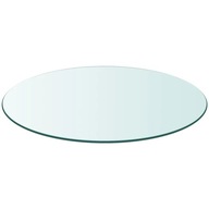vidaXL Doska stola sklenená, okrúhla 400 mm