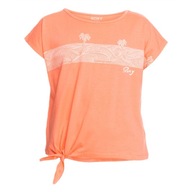 Tričko ROXY bavlna detské tričko oranžová blúzka 8 rokov