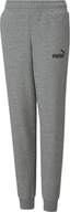 SPODNIE DLA DZIECI PUMA ESS LOGO PANTS FL SZARE 586973 03 r 116cm