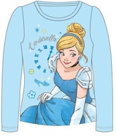 KOSZULKA TSHIRT BLUZKA DISNEY PRINCESS KSIĘŻNICZKI KOPCIUSZEK DŁ RĘKAW 104