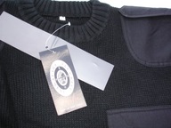 SWETER czarny ochrona security rozm. XXL