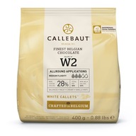 Biała czekolada 28% Callebaut Receptura W2 400g