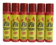 6 x GAZ F 16 - 90ml do zapalniczek, zapalarek