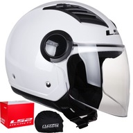 LS2 OF562 AIRFLOW WHITE KASK OTWARTY JET BIAŁY